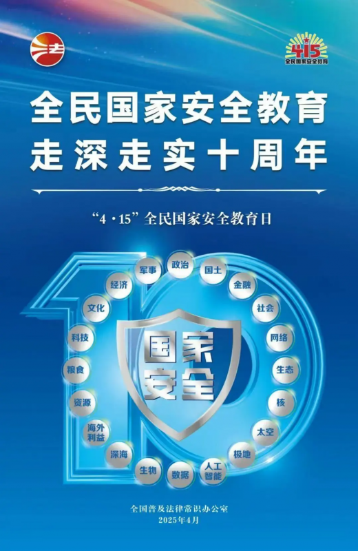 415全民国家安全教育日 | 全民国家安全教育，走深走实十周年